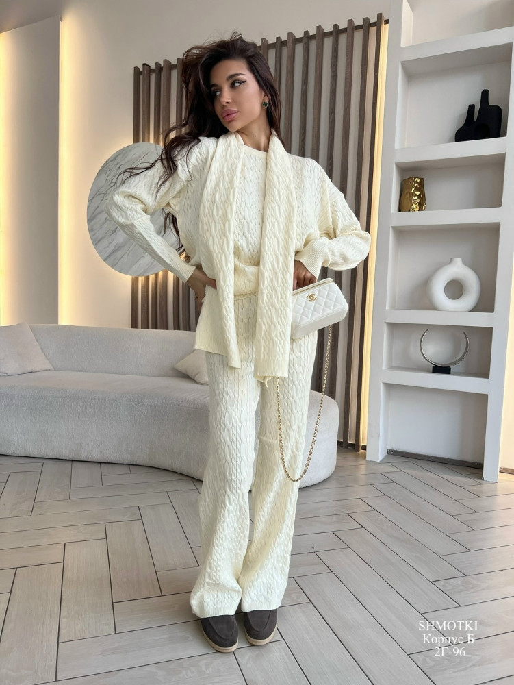 Купить Женский костюм молочный оптом Садовод Интернет-каталог Садовод интернет-каталог