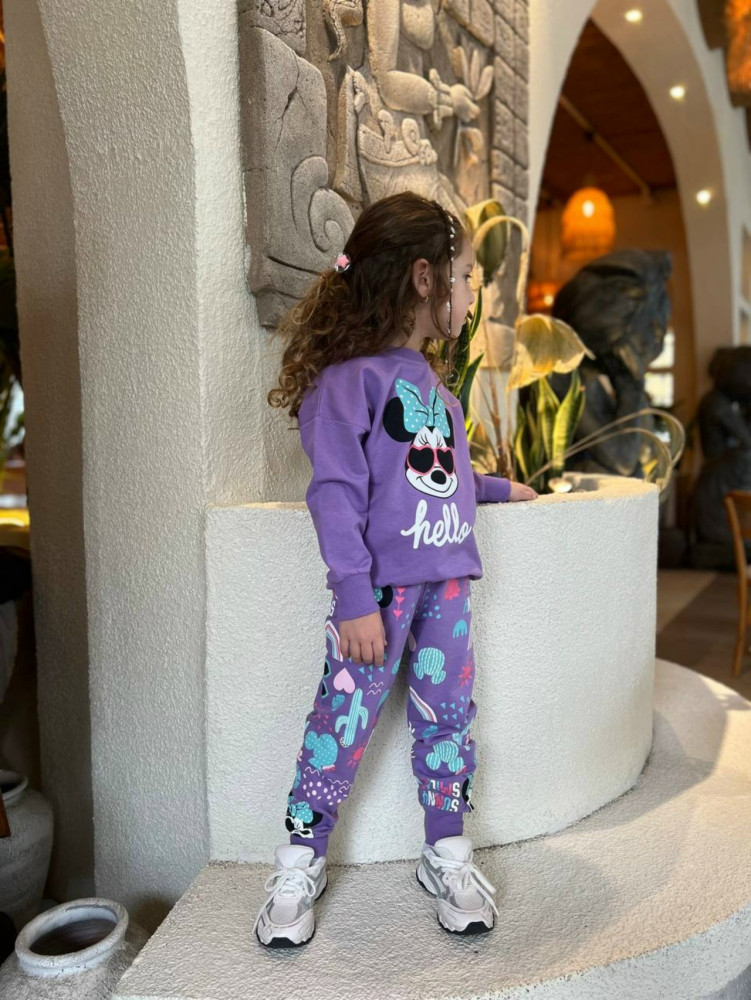 Купить Детский костюм фиолетовый оптом Садовод Интернет-каталог Садовод интернет-каталог