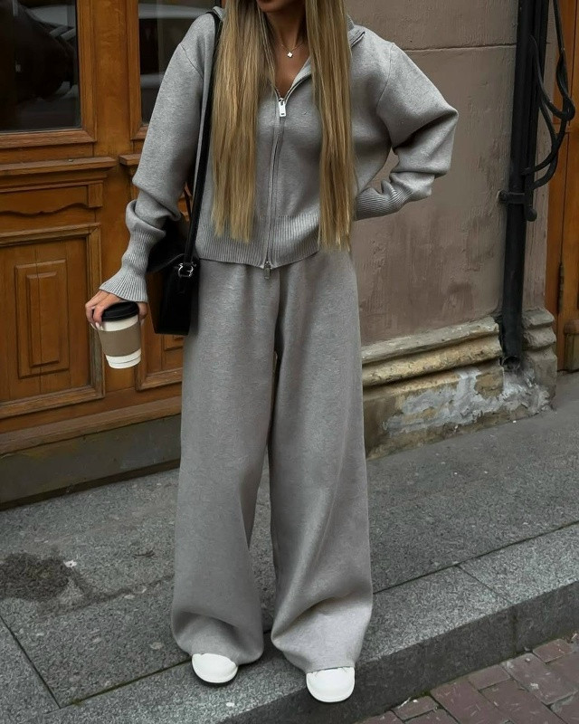 Купить Женский костюм серый оптом Садовод Интернет-каталог Садовод интернет-каталог