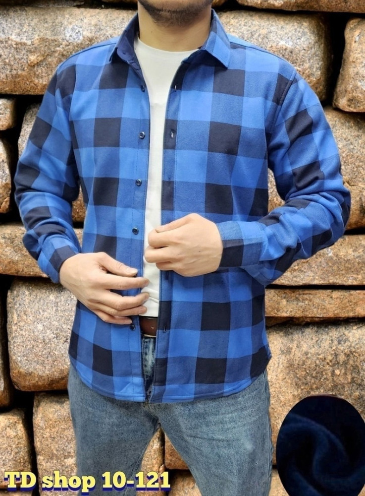 Купить Мужская рубашка синяя оптом Садовод Интернет-каталог Садовод интернет-каталог