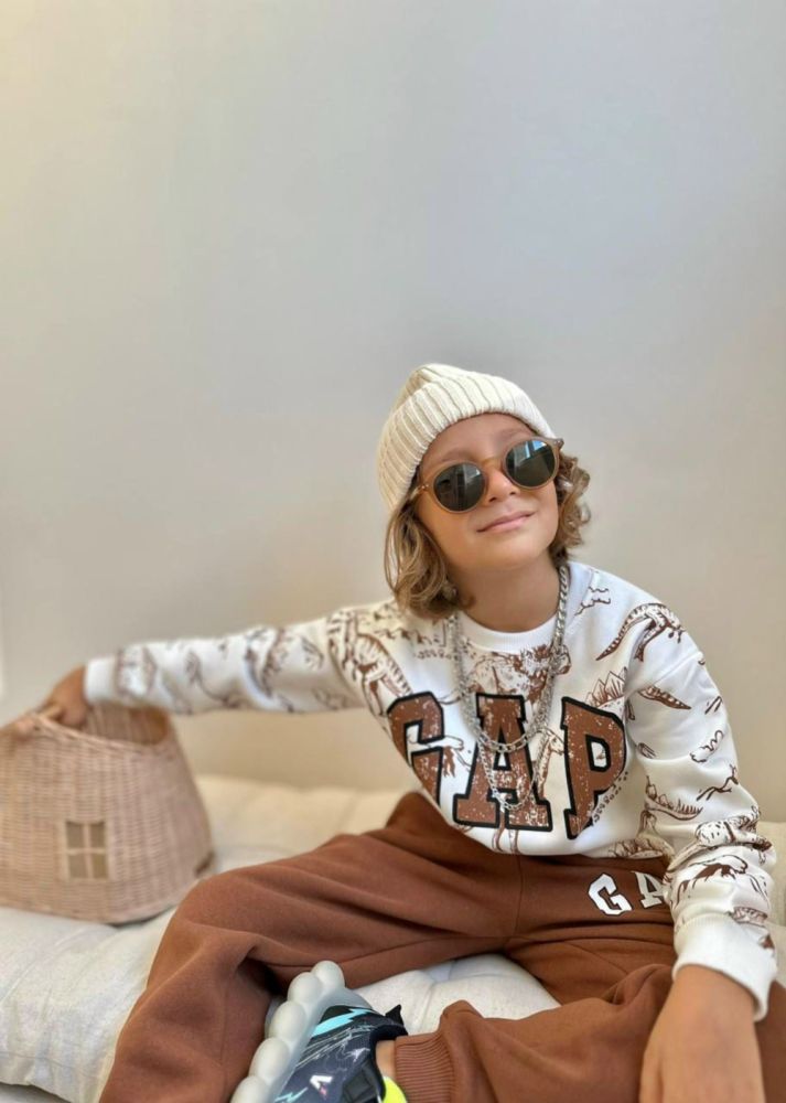 Купить Детский костюм коричневый оптом Садовод Интернет-каталог Садовод интернет-каталог