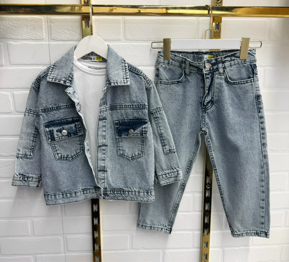 Купить Детский костюм синий оптом Садовод Интернет-каталог Садовод интернет-каталог