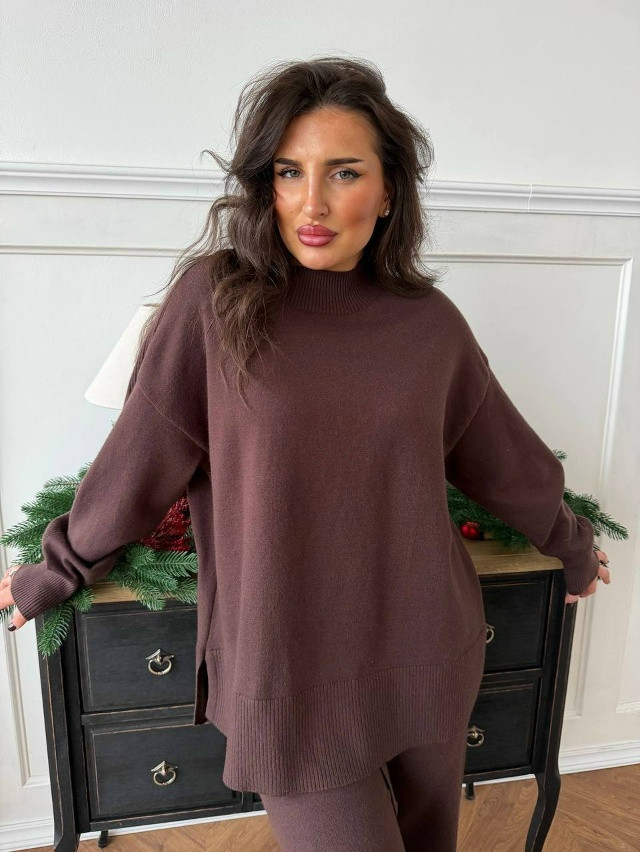 Купить Женский костюм коричневый оптом Садовод Интернет-каталог Садовод интернет-каталог