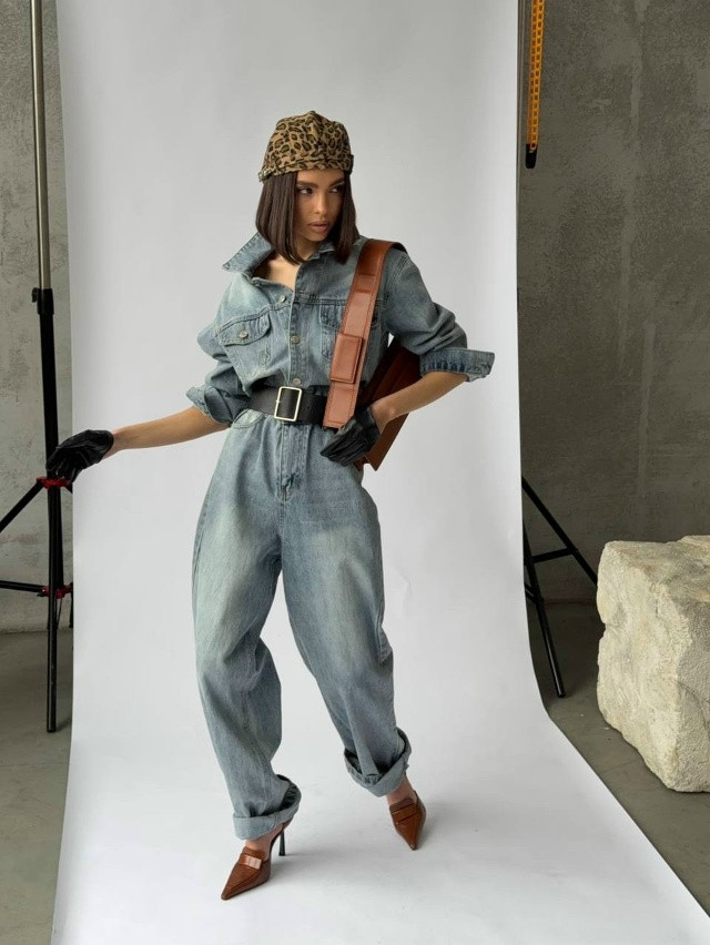 Купить Женский комбинезон синий оптом Садовод Интернет-каталог Садовод интернет-каталог