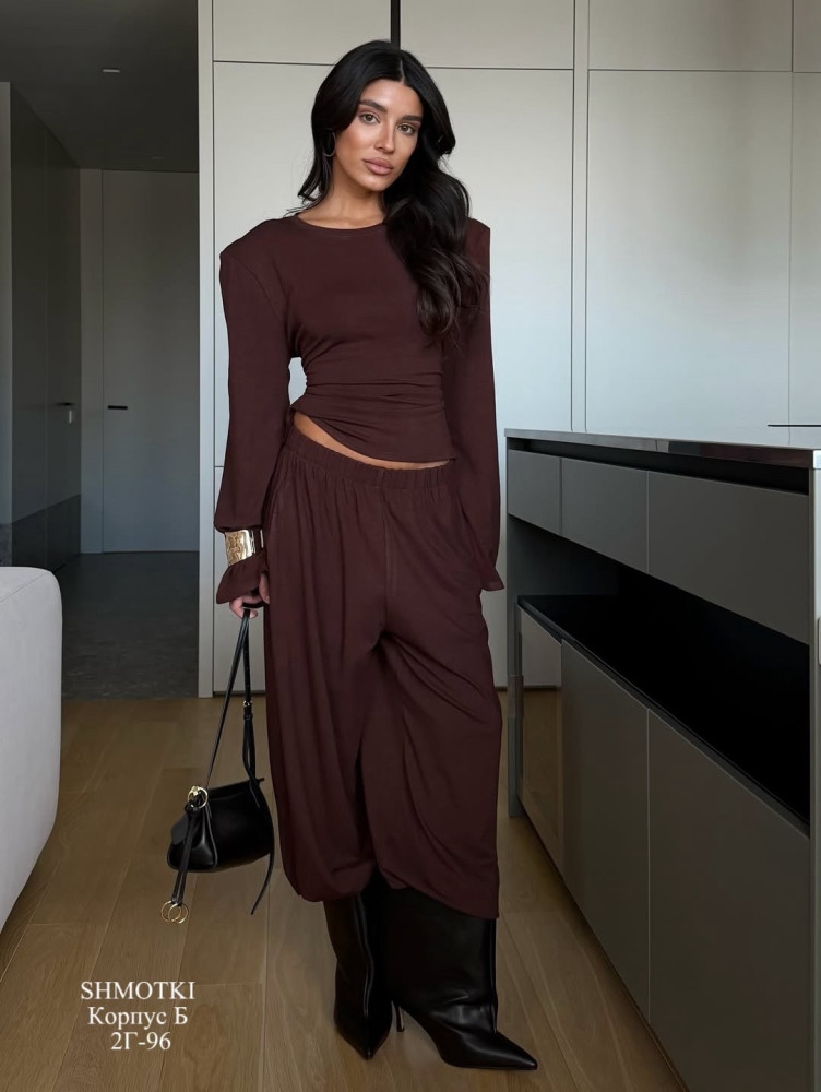 Купить Женский костюм коричневый оптом Садовод Интернет-каталог Садовод интернет-каталог