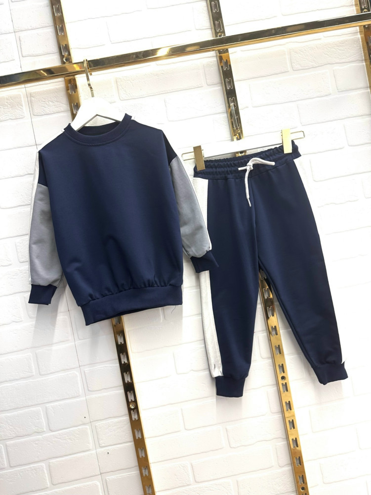 Купить Детский костюм синий оптом Садовод Интернет-каталог Садовод интернет-каталог