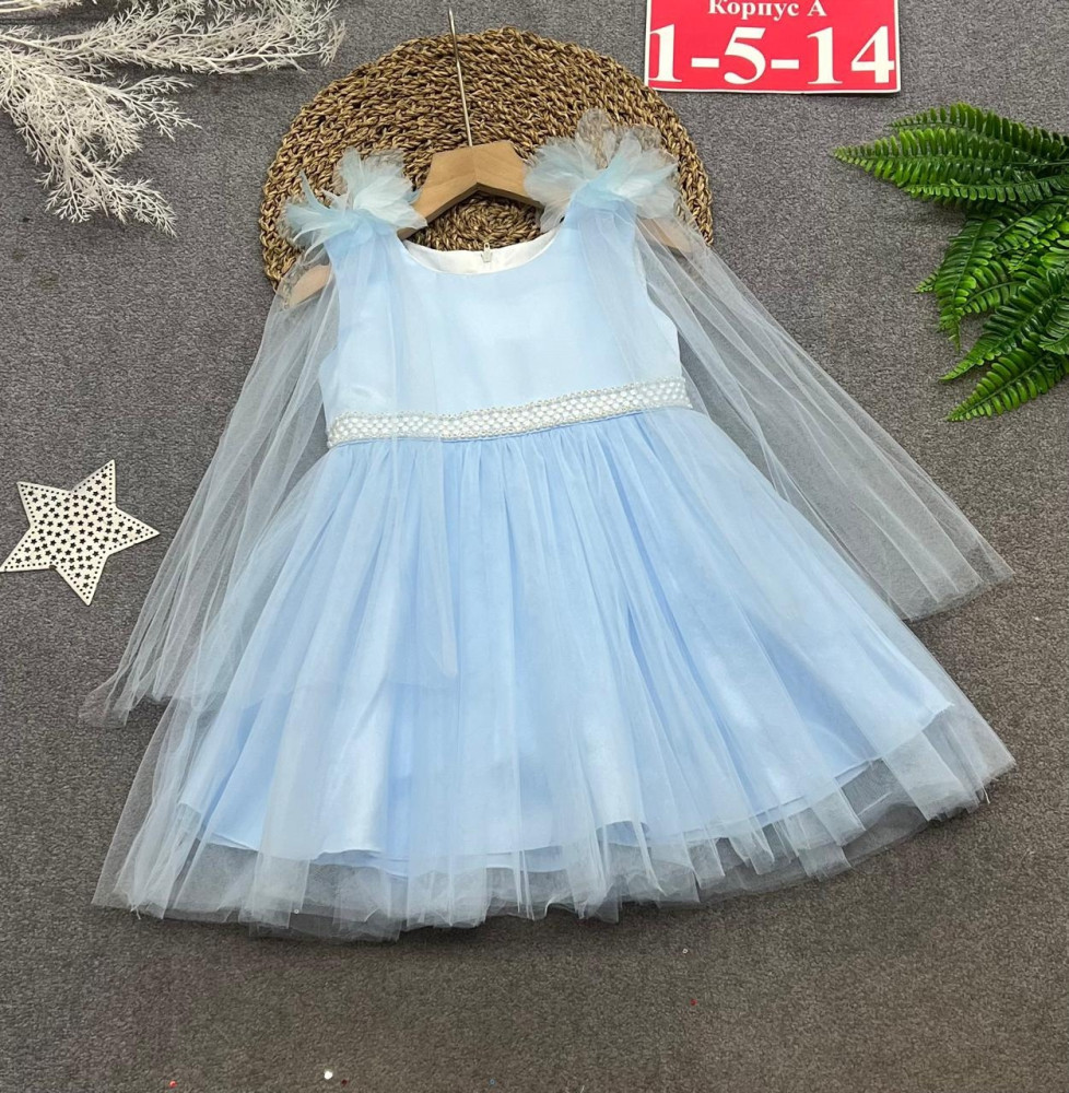 Купить Платье голубое оптом Садовод Интернет-каталог Садовод интернет-каталог