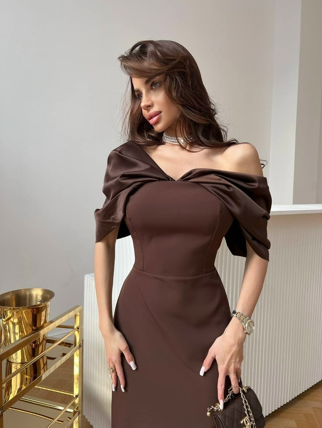 Купить Платье коричневое оптом Садовод Интернет-каталог Садовод интернет-каталог