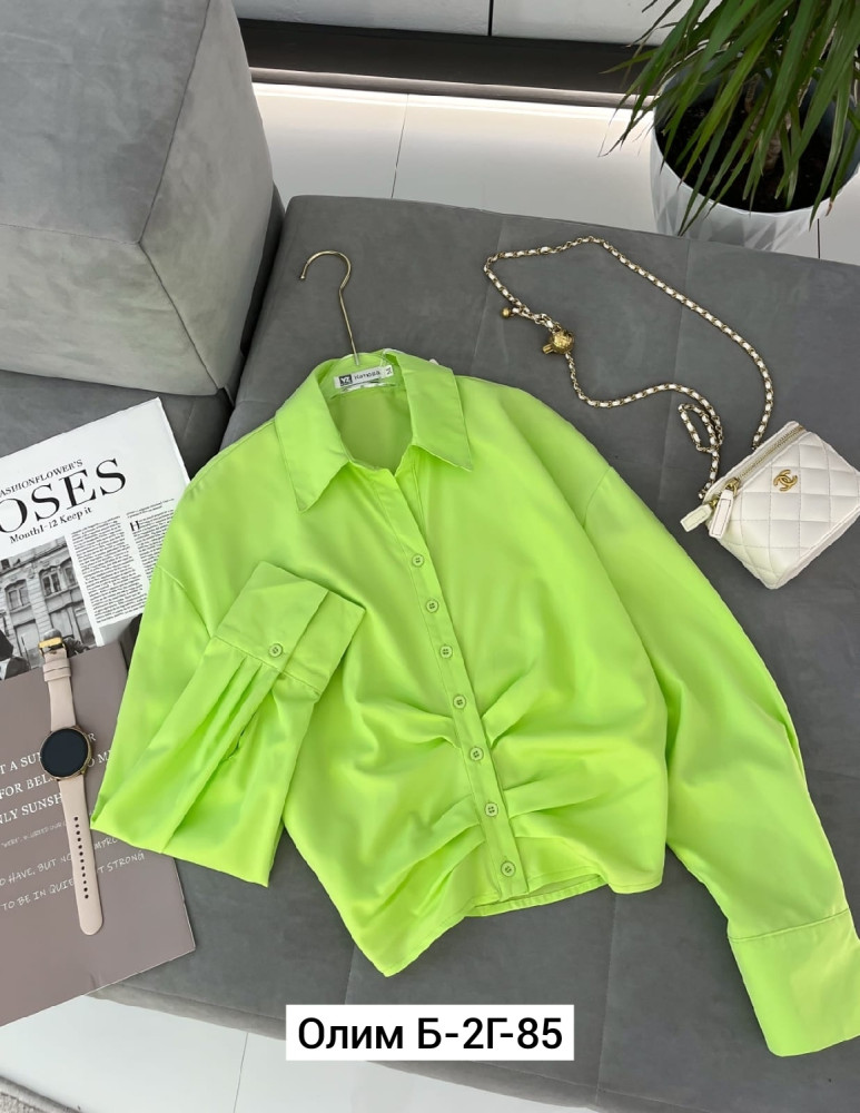 Купить Женская рубашка салатовая оптом Садовод Интернет-каталог Садовод интернет-каталог