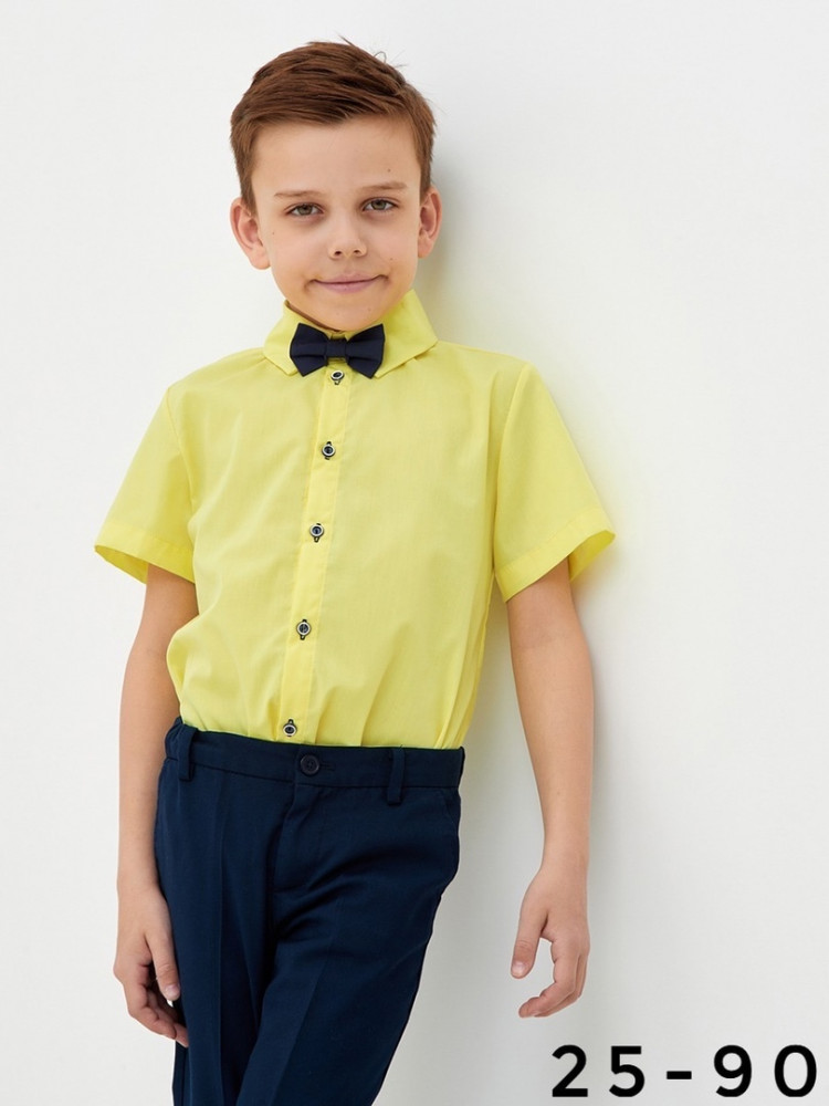 Купить Детская рубашка желтая оптом Садовод Интернет-каталог Садовод интернет-каталог