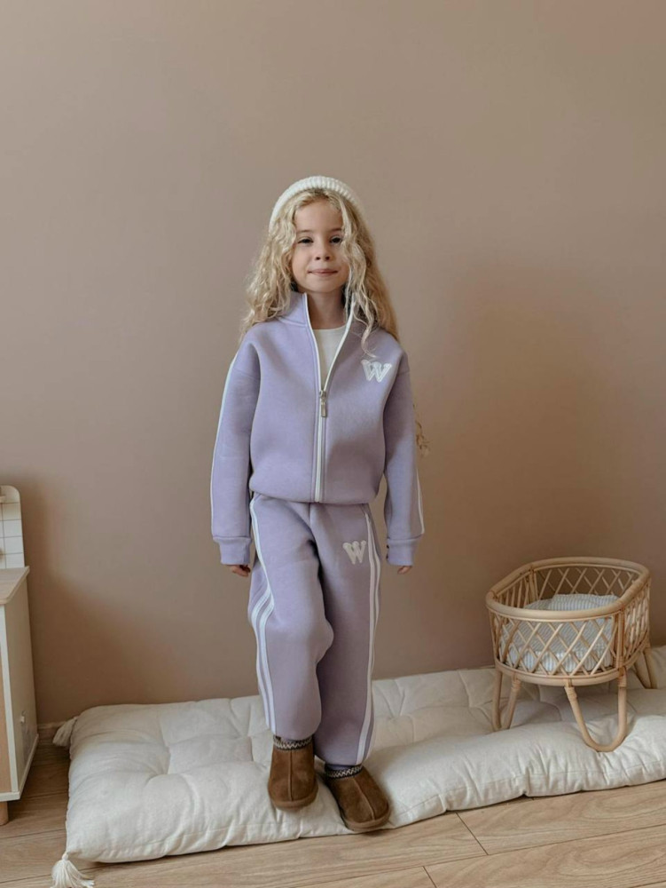 Купить Детский костюм сиреневый оптом Садовод Интернет-каталог Садовод интернет-каталог