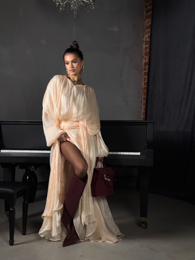 Купить Платье бежевое оптом Садовод Интернет-каталог Садовод интернет-каталог