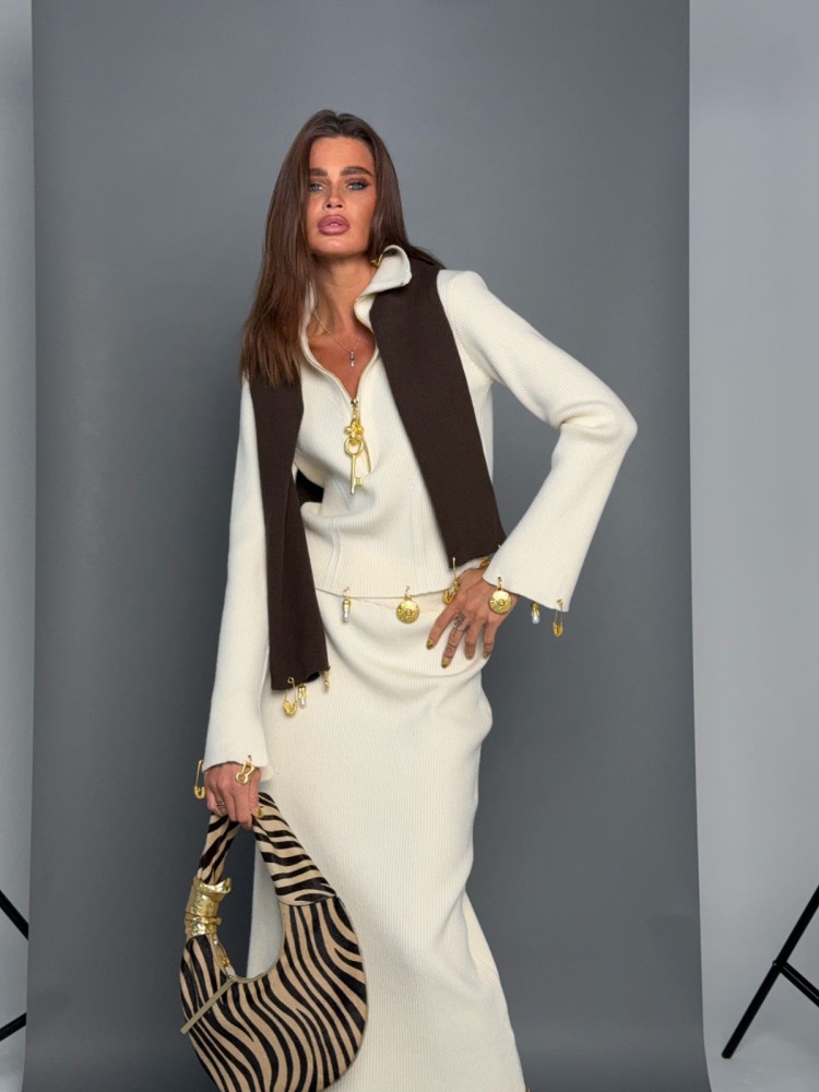 Купить Женский костюм белый оптом Садовод Интернет-каталог Садовод интернет-каталог