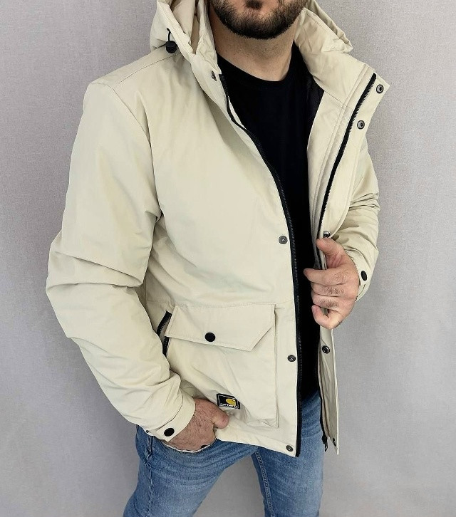 Купить Куртка мужская бежевая оптом Садовод Интернет-каталог Садовод интернет-каталог