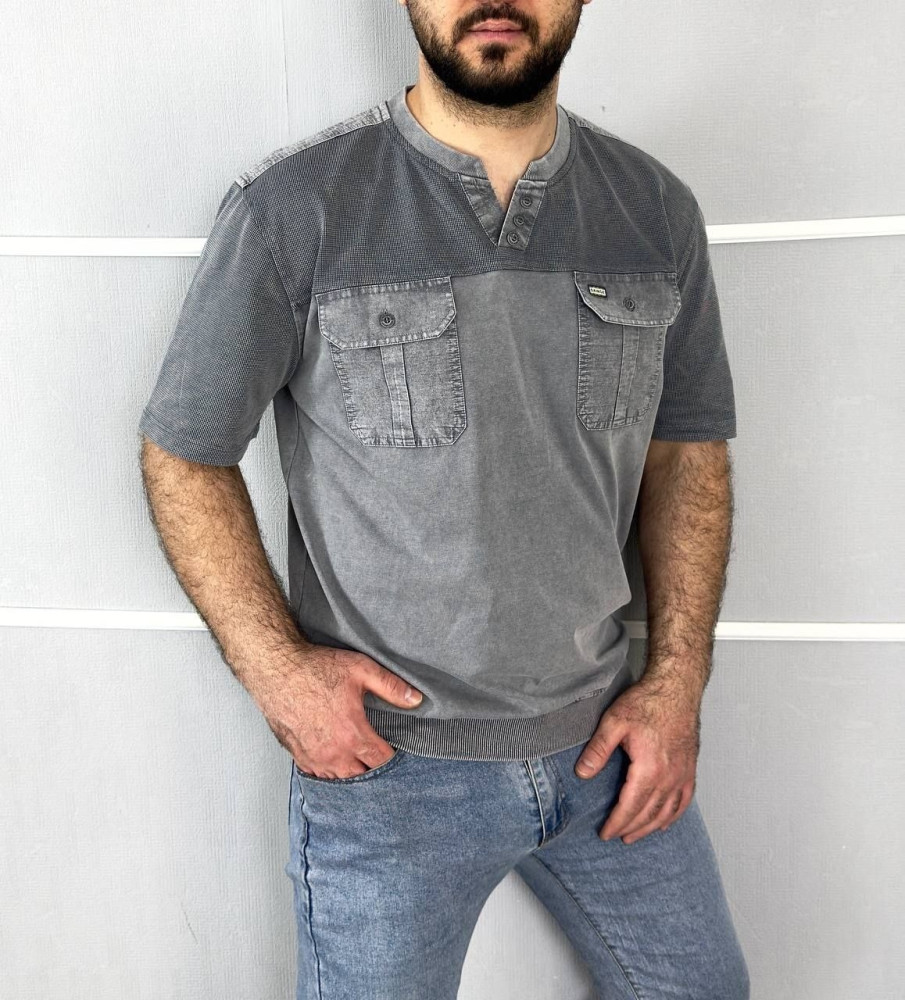 Купить Мужская футболка серая оптом Садовод Интернет-каталог Садовод интернет-каталог