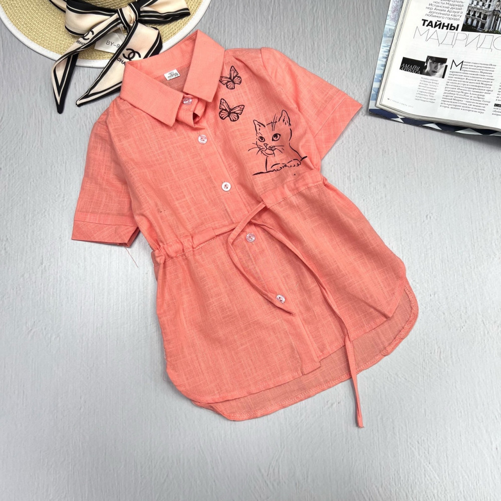 Купить Детская рубашка оранжевая оптом Садовод Интернет-каталог Садовод интернет-каталог