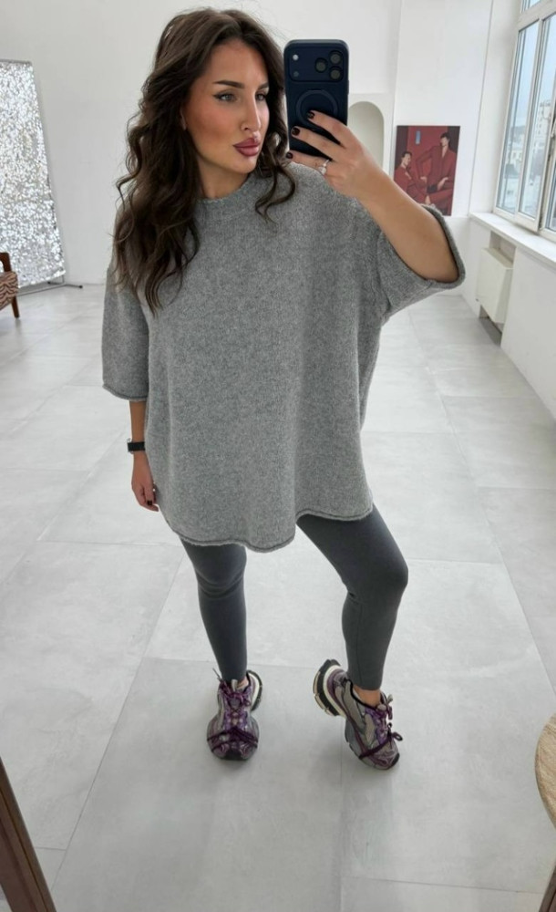 Купить Женская кофта серая оптом Садовод Интернет-каталог Садовод интернет-каталог