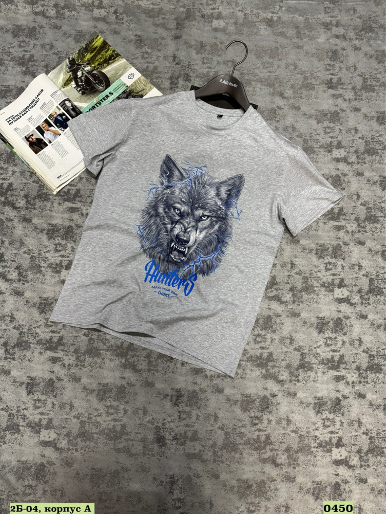 Купить Мужская футболка серая оптом Садовод Интернет-каталог Садовод интернет-каталог