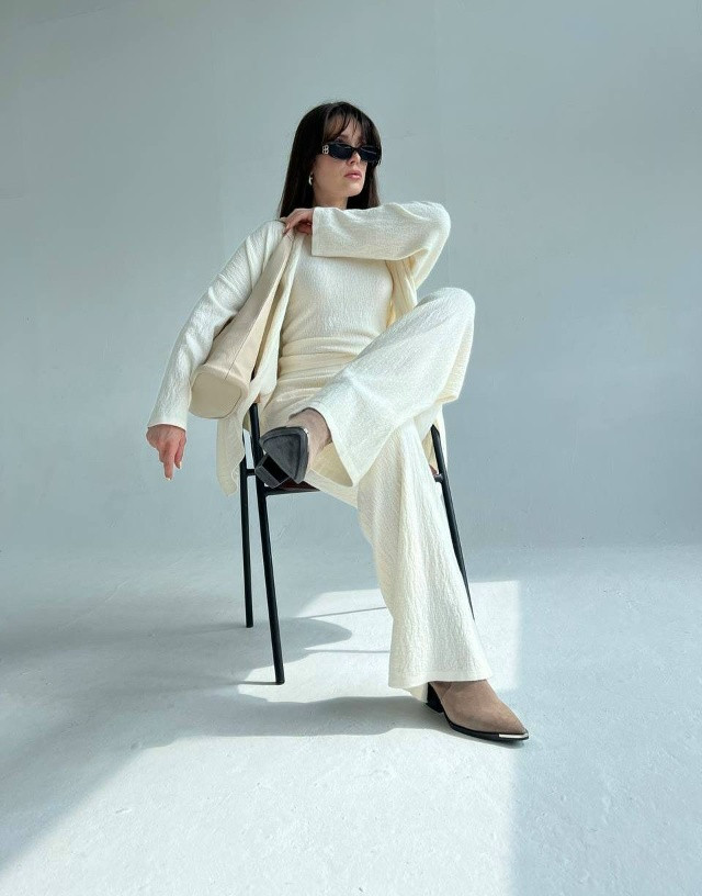 Купить Женский костюм молочный оптом Садовод Интернет-каталог Садовод интернет-каталог