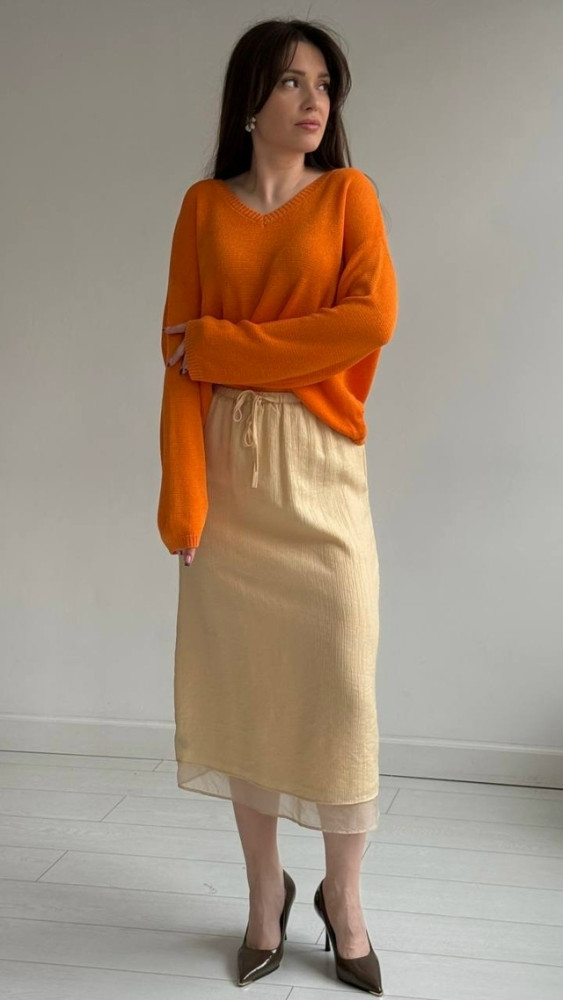 Купить Джемпер оранжевый оптом Садовод Интернет-каталог Садовод интернет-каталог