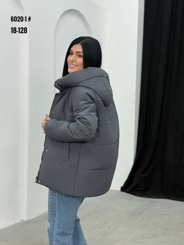 Купить Куртка женская серая оптом Садовод Интернет-каталог Садовод интернет-каталог