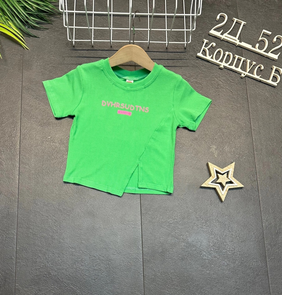 Купить Детская футболка зеленая оптом Садовод Интернет-каталог Садовод интернет-каталог