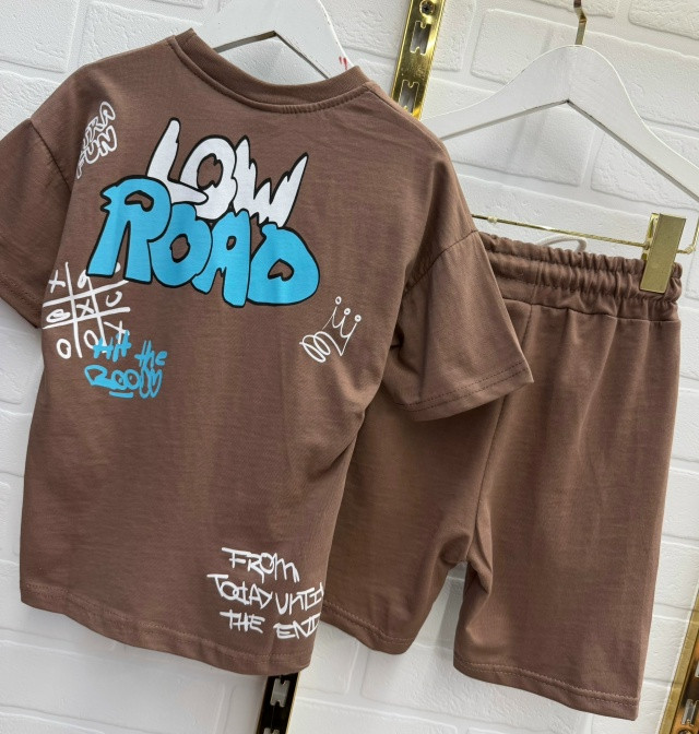 Купить Детский костюм коричневый оптом Садовод Интернет-каталог Садовод интернет-каталог
