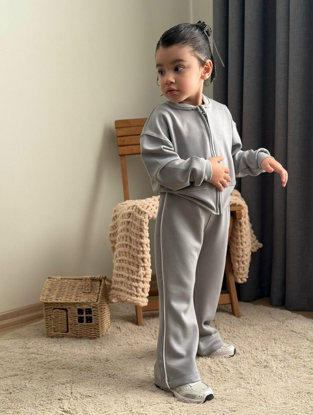 Купить Детский костюм серый оптом Садовод Интернет-каталог Садовод интернет-каталог