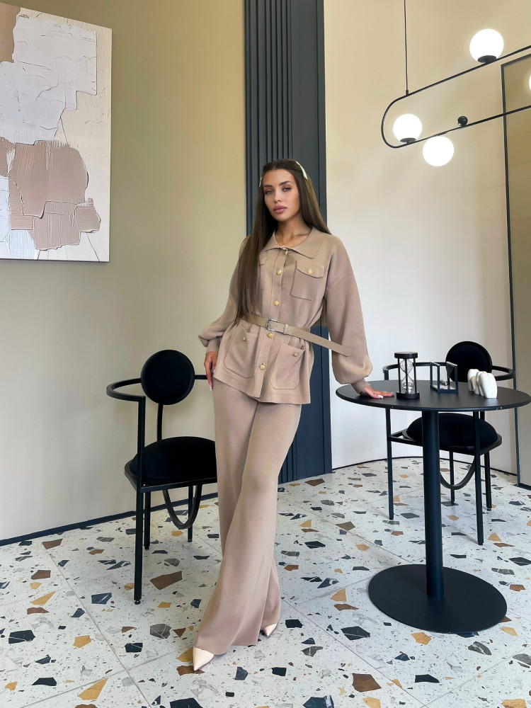 Купить Женский костюм бежевый оптом Садовод Интернет-каталог Садовод интернет-каталог