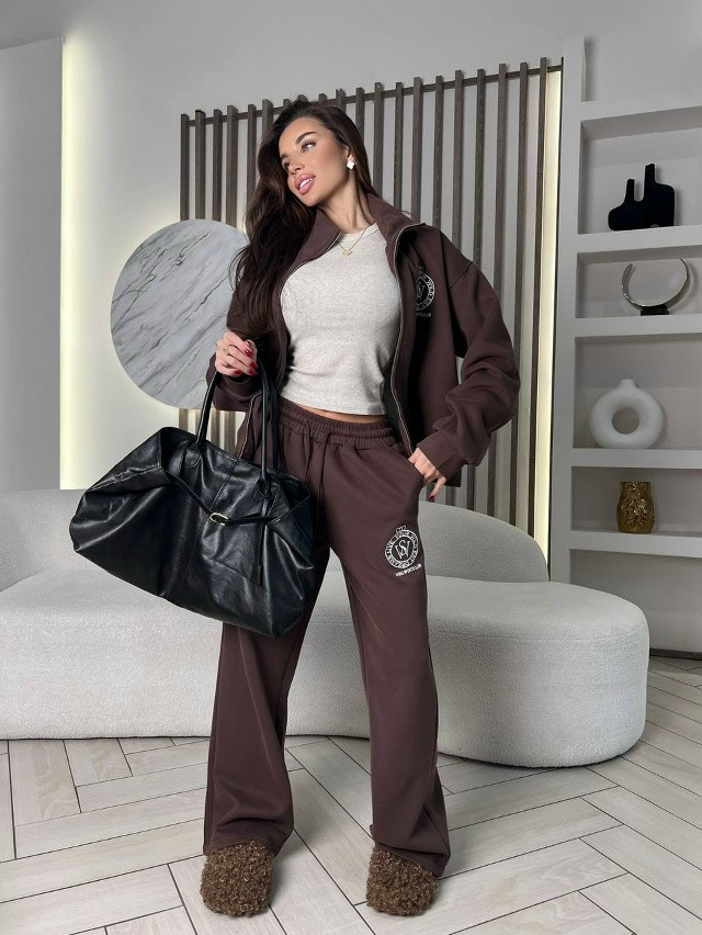 Купить Женский костюм коричневый оптом Садовод Интернет-каталог Садовод интернет-каталог