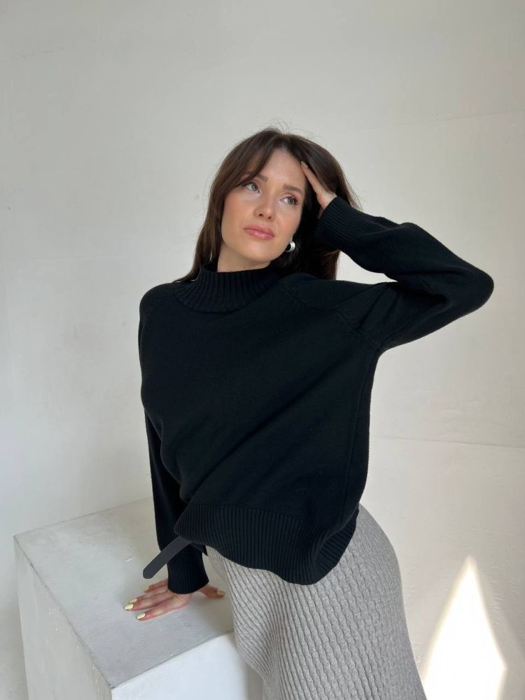 Купить Джемпер черный оптом Садовод Интернет-каталог Садовод интернет-каталог