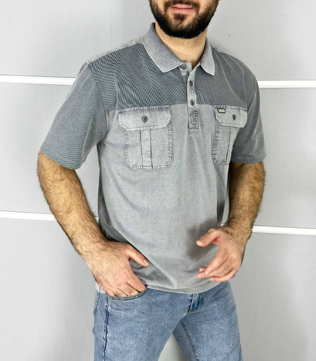 Купить Мужская футболка серая оптом Садовод Интернет-каталог Садовод интернет-каталог