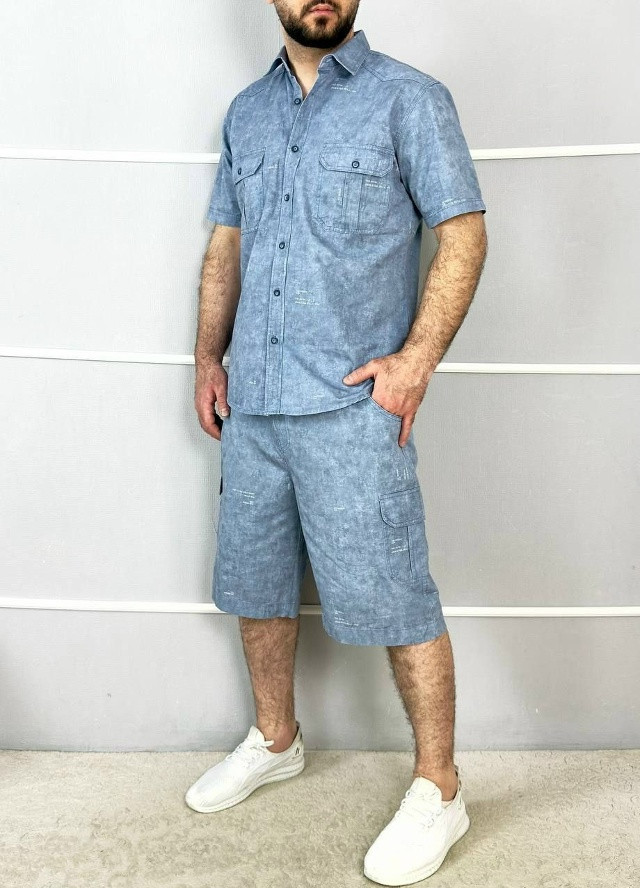 Купить Мужской костюм голубой оптом Садовод Интернет-каталог Садовод интернет-каталог