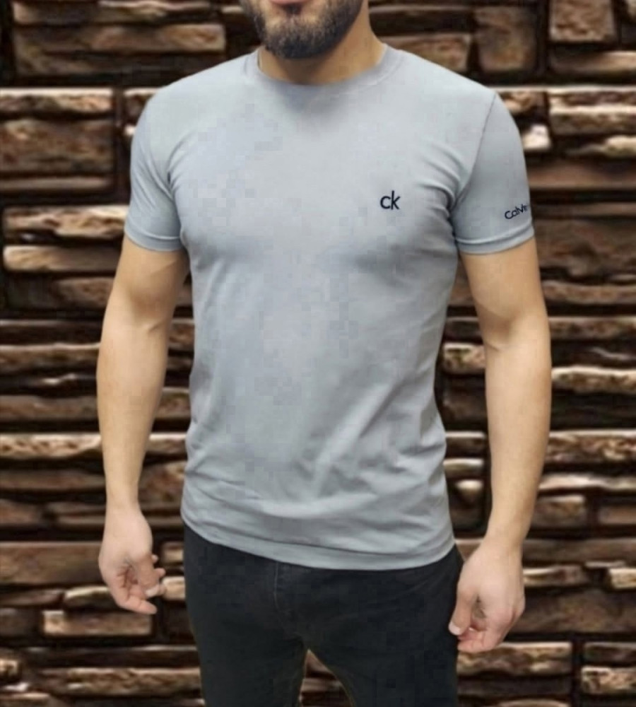 Купить Мужская футболка серая оптом Садовод Интернет-каталог Садовод интернет-каталог