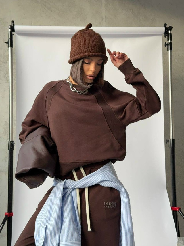 Купить Женский костюм коричневый оптом Садовод Интернет-каталог Садовод интернет-каталог