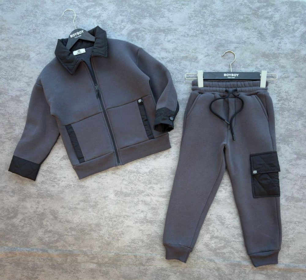 Купить Детский костюм серый оптом Садовод Интернет-каталог Садовод интернет-каталог