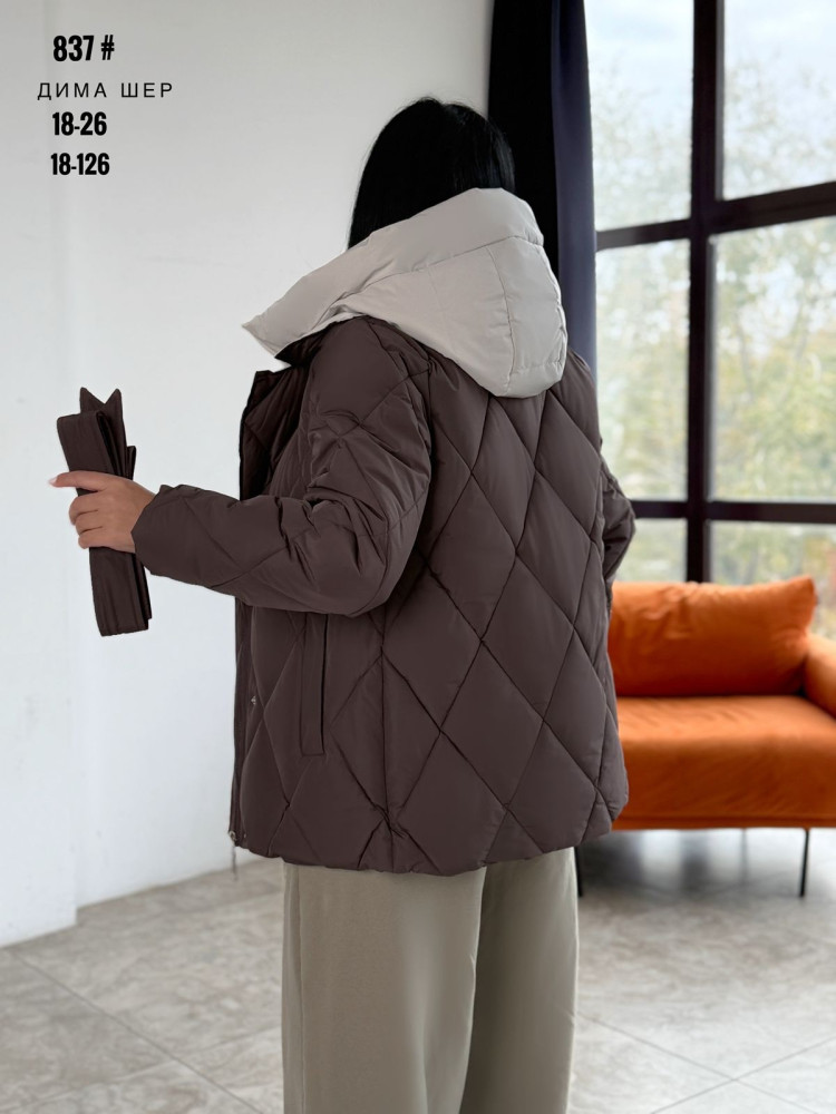 Купить Куртка женская коричневая оптом Садовод Интернет-каталог Садовод интернет-каталог