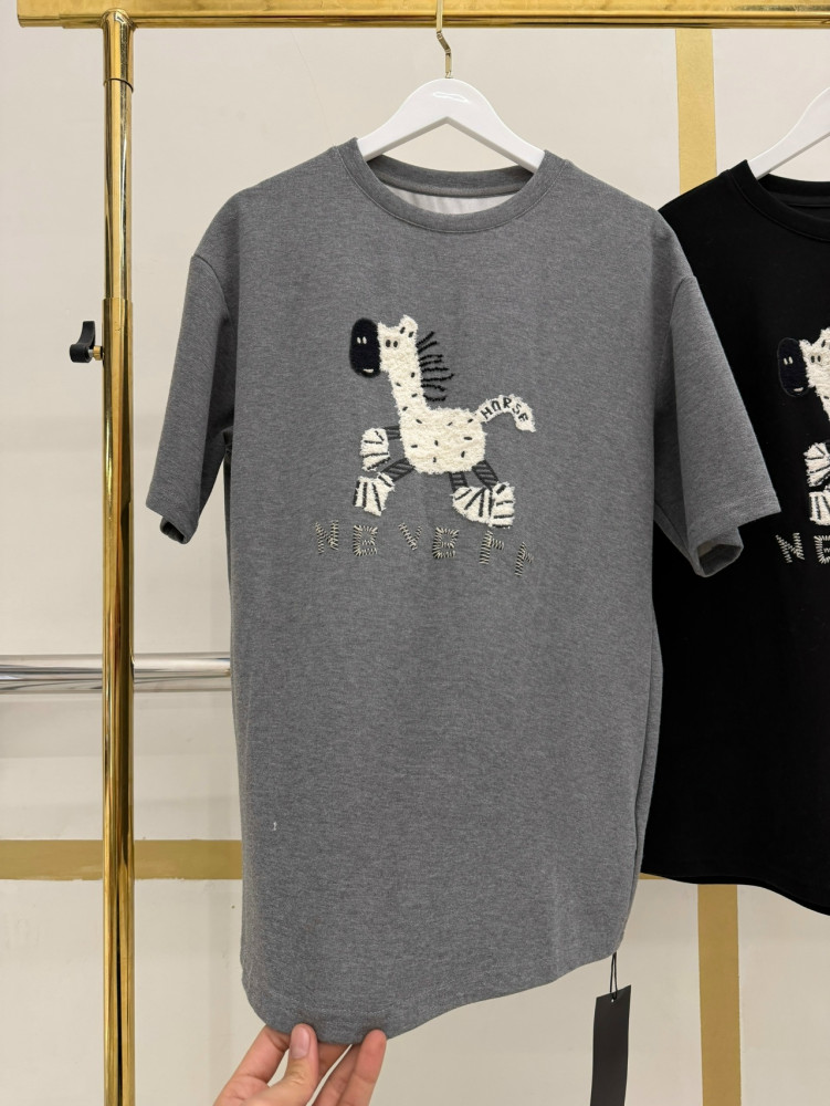 Купить Женская футболка серая оптом Садовод Интернет-каталог Садовод интернет-каталог