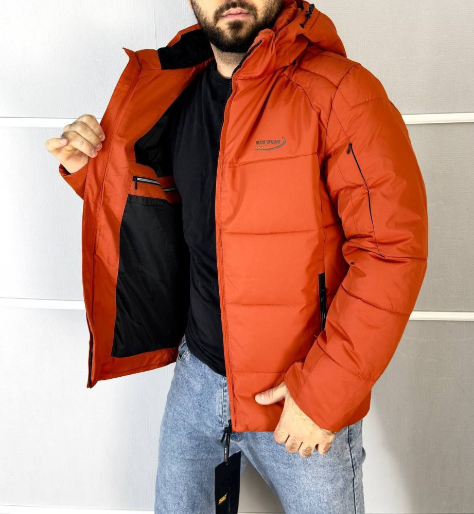 Купить Куртка мужская оранжевая оптом Садовод Интернет-каталог Садовод интернет-каталог