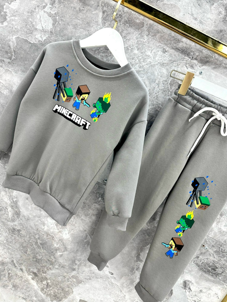 Купить Детский костюм серый оптом Садовод Интернет-каталог Садовод интернет-каталог