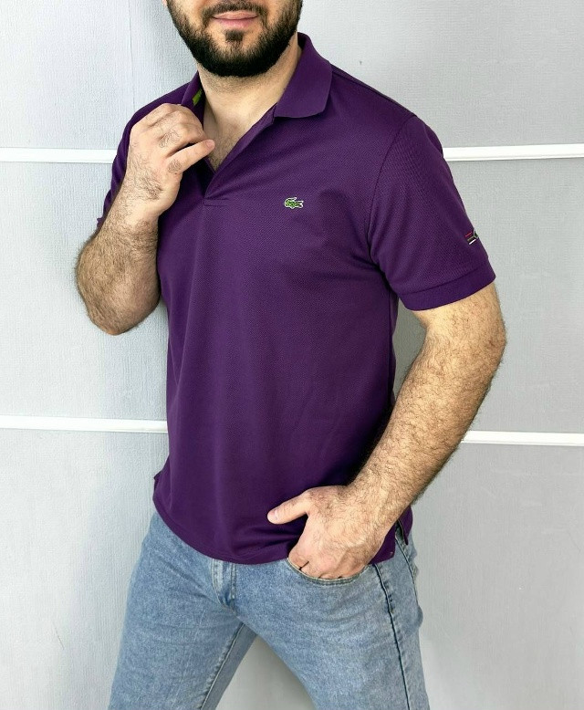 Купить Мужская футболка фиолетовая оптом Садовод Интернет-каталог Садовод интернет-каталог