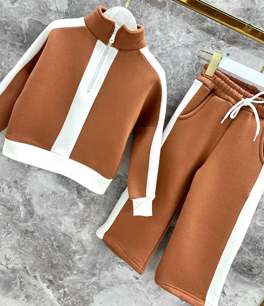 Купить Детский костюм коричневый оптом Садовод Интернет-каталог Садовод интернет-каталог