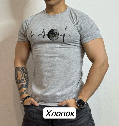 Футболка для мужчин, хлопок САДОВОД официальный интернет-каталог