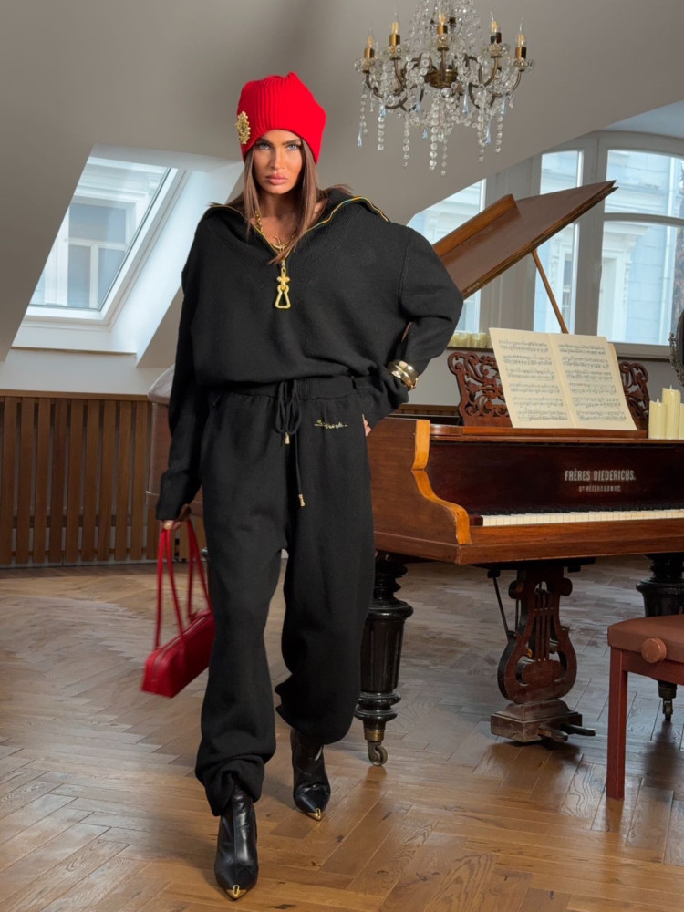 Купить Женский костюм черный оптом Садовод Интернет-каталог Садовод интернет-каталог