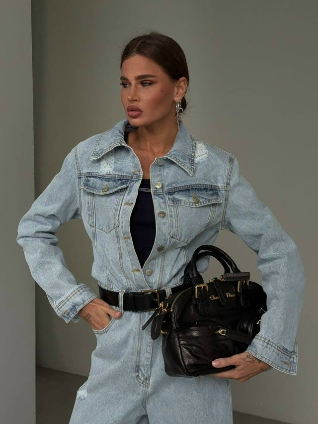 Купить Женский комбинезон голубой оптом Садовод Интернет-каталог Садовод интернет-каталог