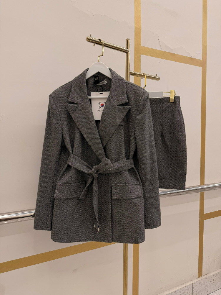 Купить Женский костюм серый оптом Садовод Интернет-каталог Садовод интернет-каталог