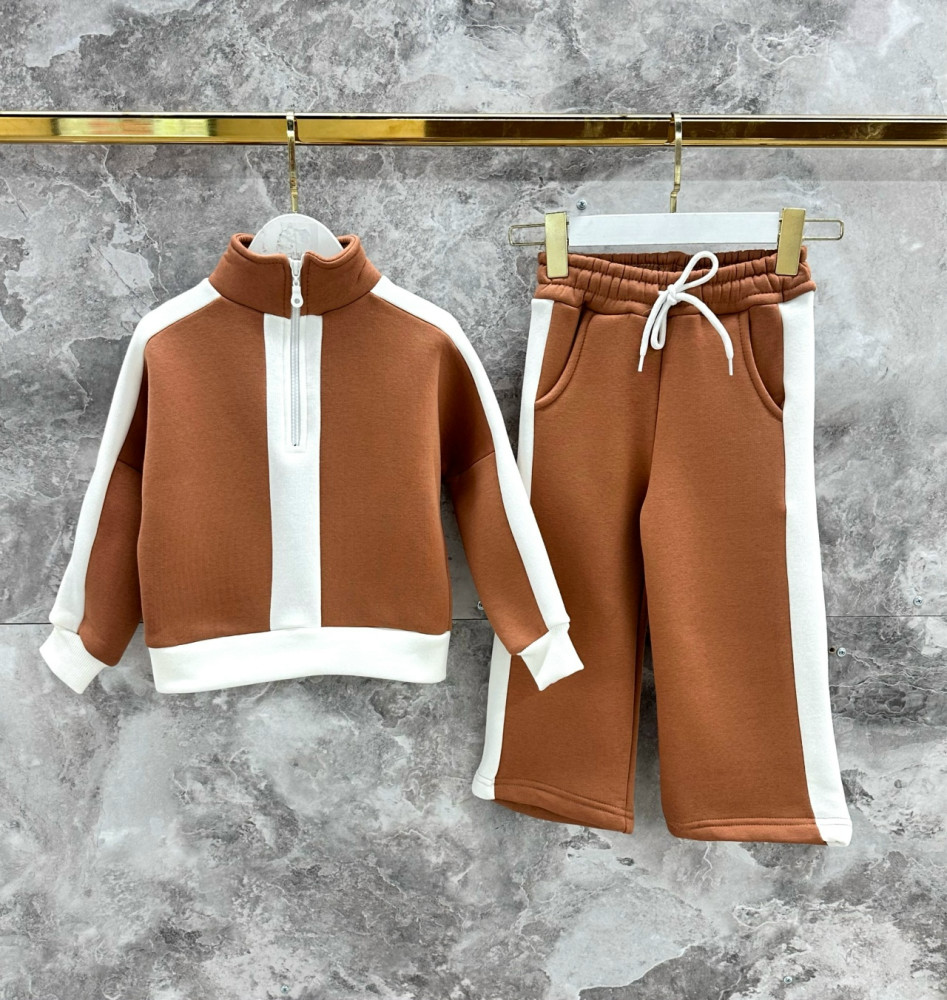 Купить Детский костюм коричневый оптом Садовод Интернет-каталог Садовод интернет-каталог