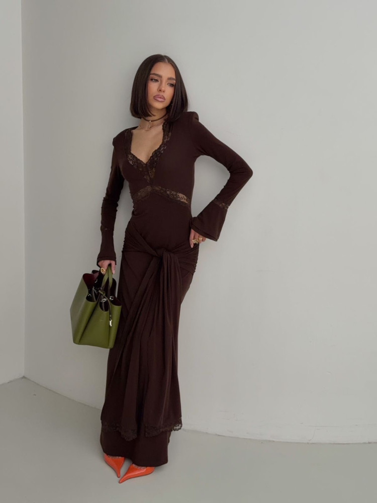 Купить Платье коричневое оптом Садовод Интернет-каталог Садовод интернет-каталог