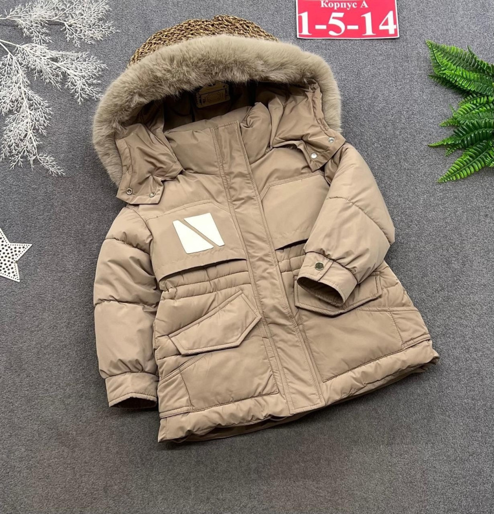 Купить Куртка детская бежевая оптом Садовод Интернет-каталог Садовод интернет-каталог