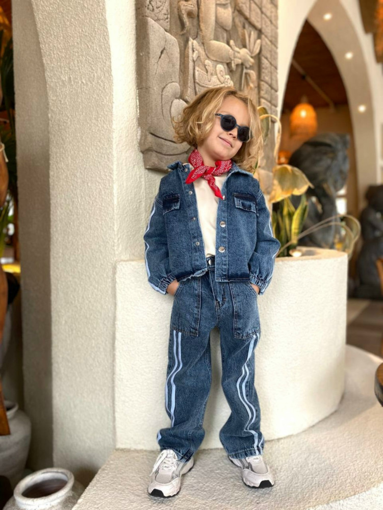 Купить Детский костюм синий оптом Садовод Интернет-каталог Садовод интернет-каталог